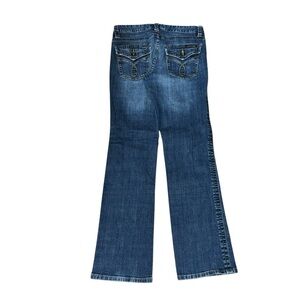 Calvin Klein Womens Size 8 Bootcut Jeans Stretch Flap Pocket 31x30